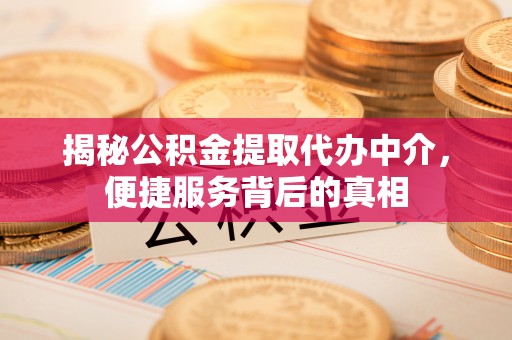 晋源揭秘公积金提取代办中介，便捷服务背后的真相