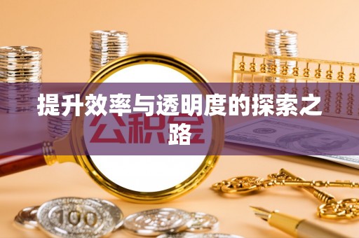 晋源提升效率与透明度的探索之路